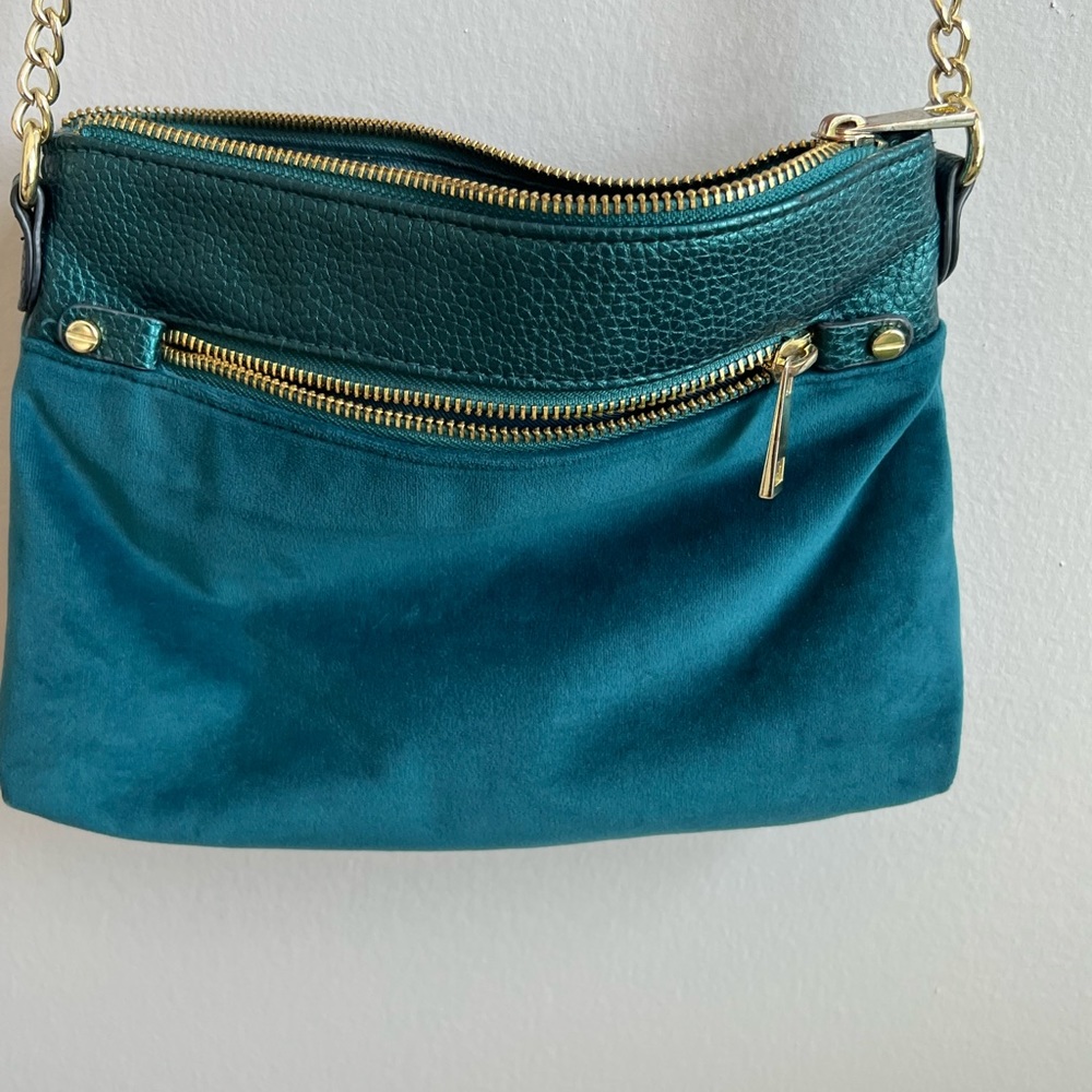 TWO PURSES - green and black // target purses with gold chains ✨💕